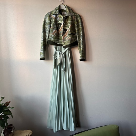 Extremely Rare 1960s/1970s ILGWU Beautiful Vintage Leslie Fay Knits Matching Set - Picture 4 of 7